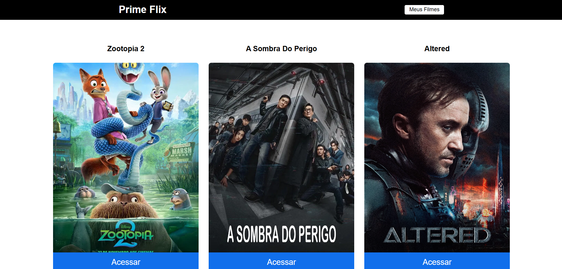 imagem projeto Primeflix